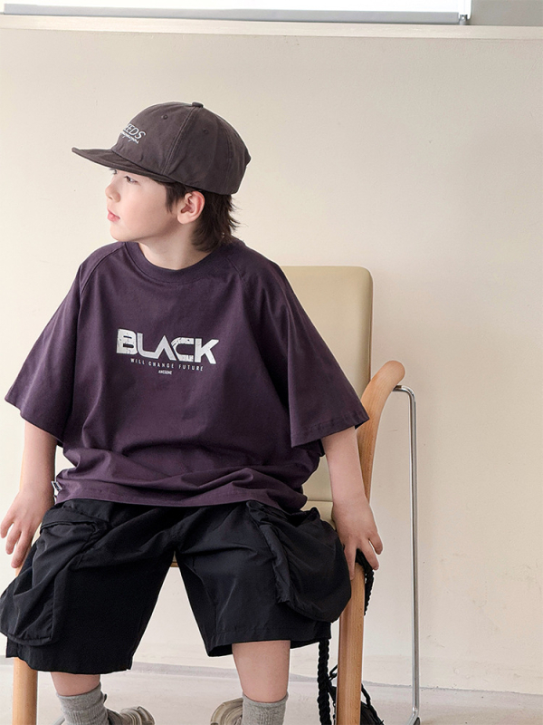 Dječji dvodijelni set: T-shirt i šorc od pletiva pamuka 98%, unisex, ljetni