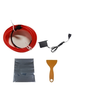 Unutarnja automobilska LED traka za ambijentalno osvjetljenje, USB sučelje, 5V, 3W, EL materijal, ugrađena u prednji unutrašnji prostor, hladna atmosfera svjetla