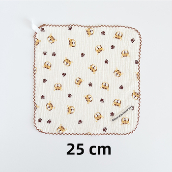 Квадратно кърпиче за бебета и деца | чист памук >95%, бамбукови влакна, попивен, модели: каре, едноцветно, карикатура, точки, безопасност клас А