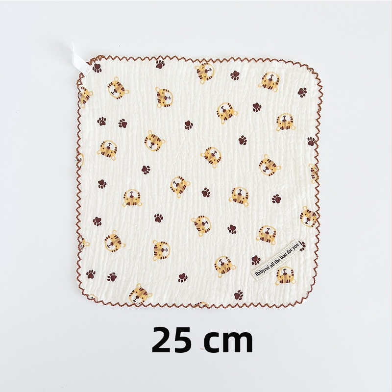 Квадратно кърпиче за бебета и деца | чист памук >95%, бамбукови влакна, попивен, модели: каре, едноцветно, карикатура, точки, безопасност клас А