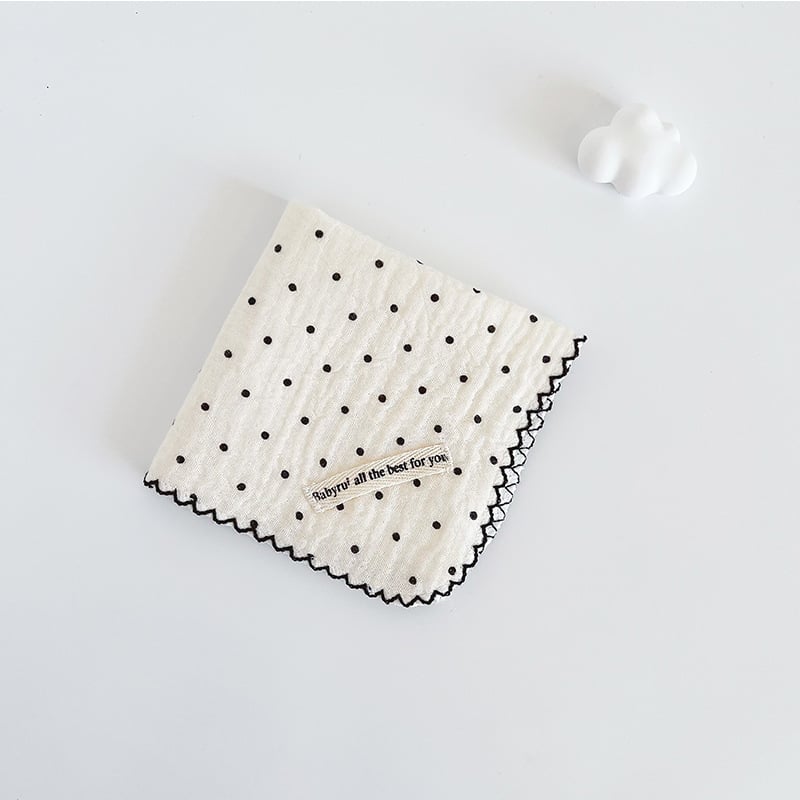 Квадратно кърпиче за бебета и деца | чист памук >95%, бамбукови влакна, попивен, модели: каре, едноцветно, карикатура, точки, безопасност клас А