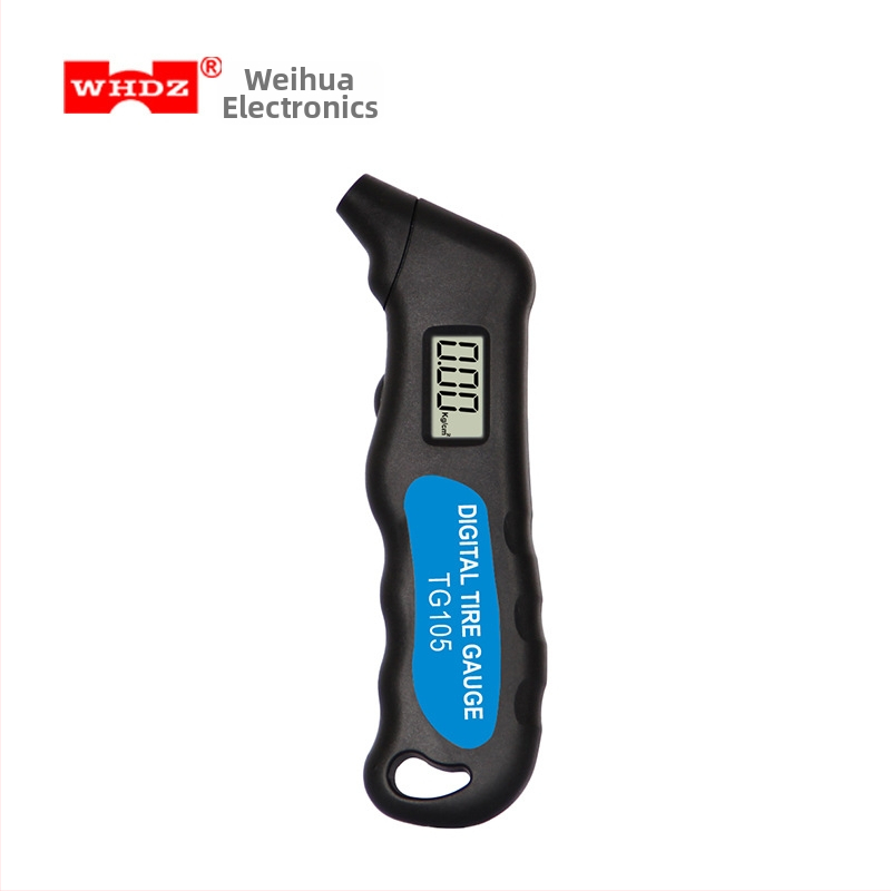 WHDZ TG105 tlakomer na pneumatiky s digitálnym displejom, viacúčelový pištoľ na tlak s LED svetlom, presnosť 0,1 PSI