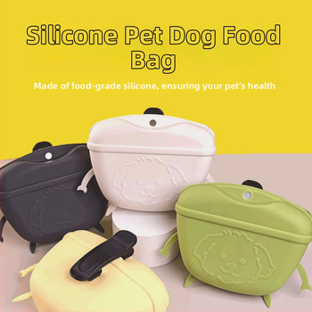 Чанта за домашни любимци от силикон, карикатурен принт, средна до твърда здравина, без внос