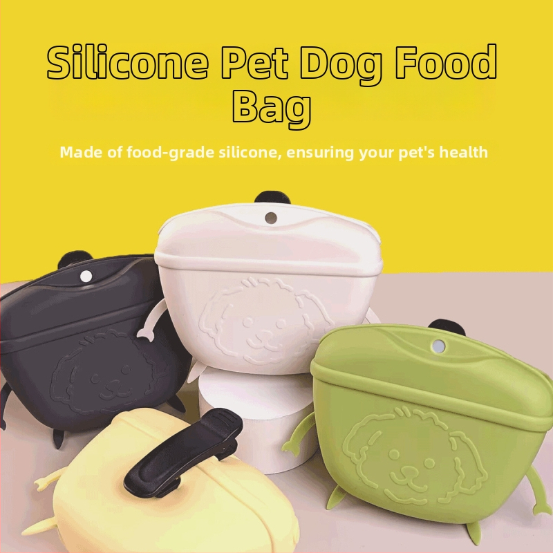 Чанта за домашни любимци от силикон, карикатурен принт, средна до твърда здравина, без внос