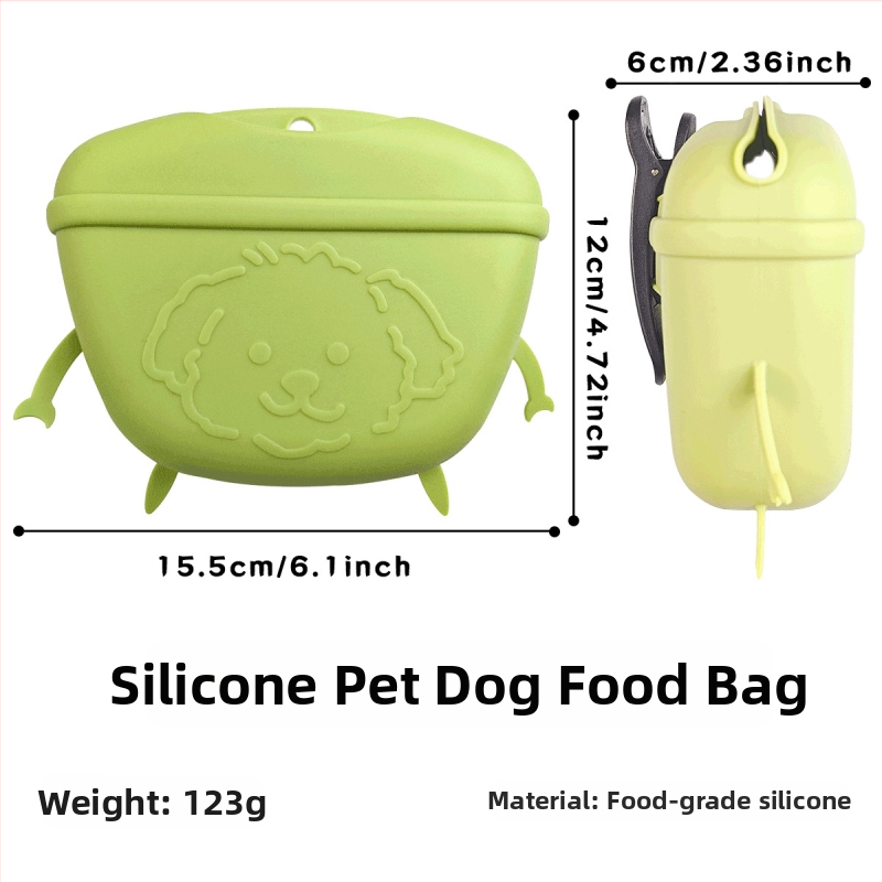 Чанта за домашни любимци от силикон, карикатурен принт, средна до твърда здравина, без внос