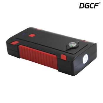 DGCF Εκκινητής αυτοκινήτου με power bank, πυξίδα και φως διάσωσης για εξωτερικές επείγουσες ανάγκες ενέργειας (CE, FCC)