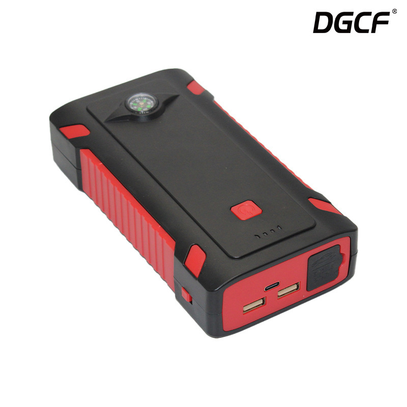 DGCF Εκκινητής αυτοκινήτου με power bank, πυξίδα και φως διάσωσης για εξωτερικές επείγουσες ανάγκες ενέργειας (CE, FCC)