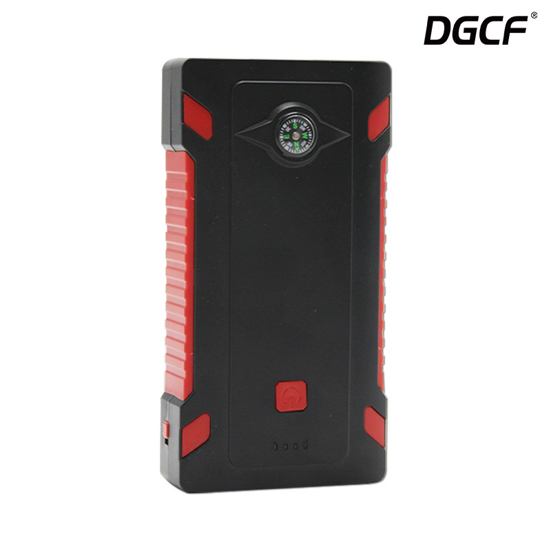 DGCF Εκκινητής αυτοκινήτου με power bank, πυξίδα και φως διάσωσης για εξωτερικές επείγουσες ανάγκες ενέργειας (CE, FCC)