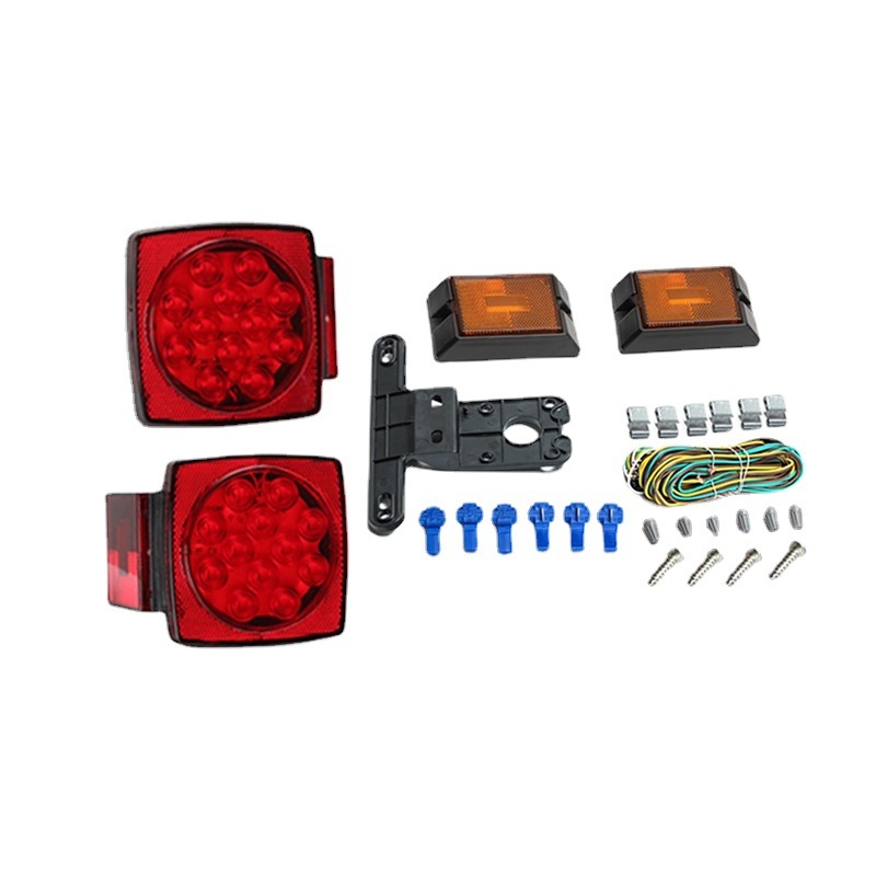 LED set stražnjeg svjetla QT-02, 12V, 5050SMD 0,2W×22, za prikolicu, kamion, kombi, jahtu