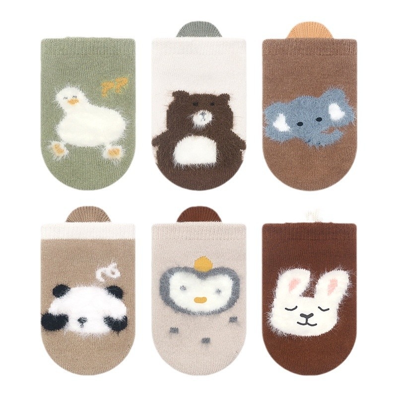 Robibabi dječje čarape od pamuka, debele, prozračne i upijaju znoj, 80% pamuka, uzorci: pruge, karirane, jednobojne, crtani motivi