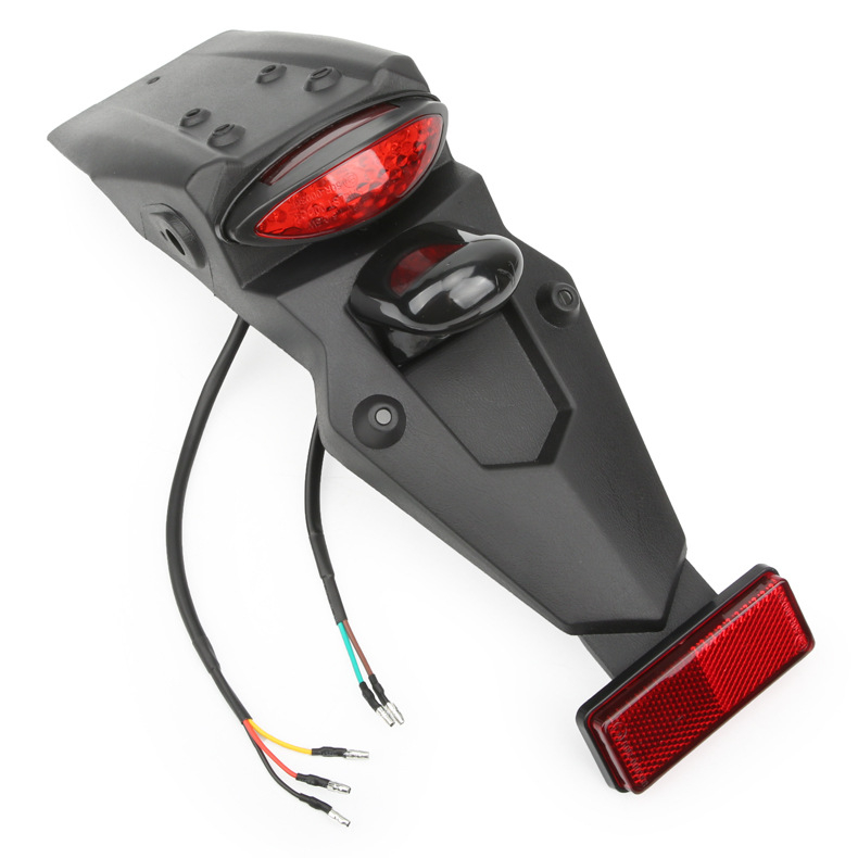 LED stražnje svjetlo za 12V motocikl s ABS kućištem i reflektorom, vijek trajanja 30.000 sati