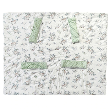 Dječji spavaći vreć s anti-kick zaštitom, tkanina od bambusovih vlakana, punilo vlakna, četiri sezone, težina 1.1–2 jin, brend wheat weave