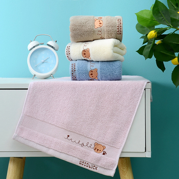 Παιδική πετσέτα προσώπου από 100% βαμβάκι, ζακάρτ ύφανση, σειρά κινουμένων σχεδίων, 60 g, απορρόφηση 21–25S