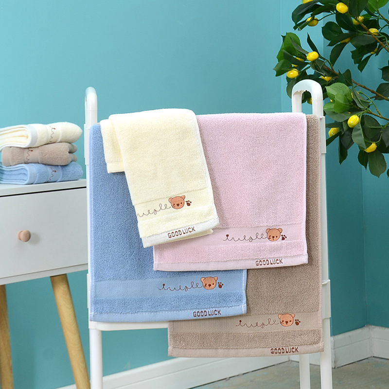 Παιδική πετσέτα προσώπου από 100% βαμβάκι, ζακάρτ ύφανση, σειρά κινουμένων σχεδίων, 60 g, απορρόφηση 21–25S