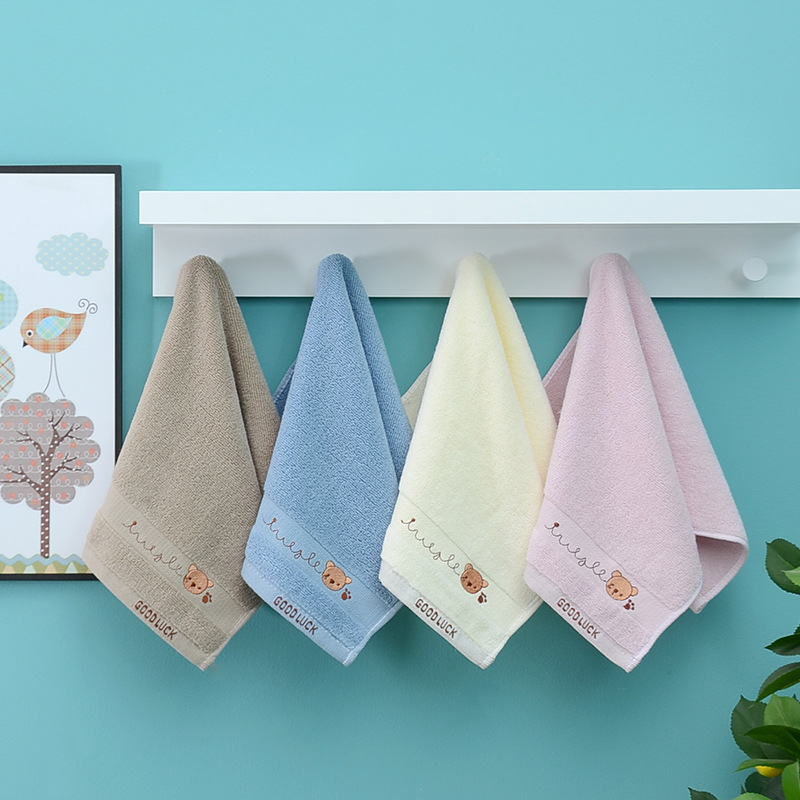 Παιδική πετσέτα προσώπου από 100% βαμβάκι, ζακάρτ ύφανση, σειρά κινουμένων σχεδίων, 60 g, απορρόφηση 21–25S