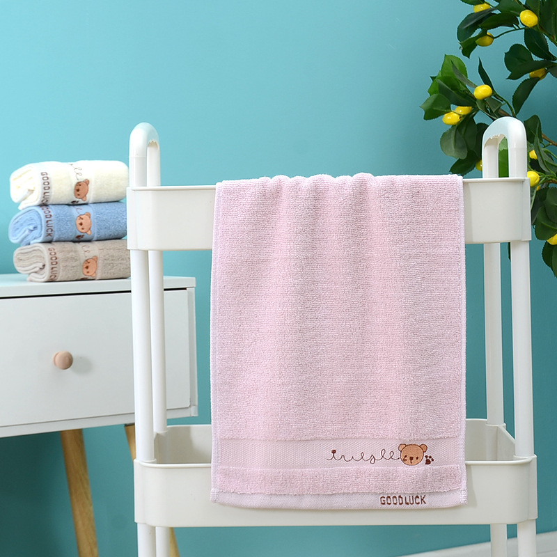 Παιδική πετσέτα προσώπου από 100% βαμβάκι, ζακάρτ ύφανση, σειρά κινουμένων σχεδίων, 60 g, απορρόφηση 21–25S