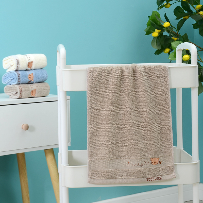 Παιδική πετσέτα προσώπου από 100% βαμβάκι, ζακάρτ ύφανση, σειρά κινουμένων σχεδίων, 60 g, απορρόφηση 21–25S