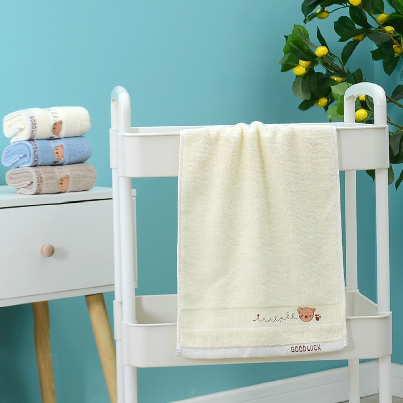 Παιδική πετσέτα προσώπου από 100% βαμβάκι, ζακάρτ ύφανση, σειρά κινουμένων σχεδίων, 60 g, απορρόφηση 21–25S