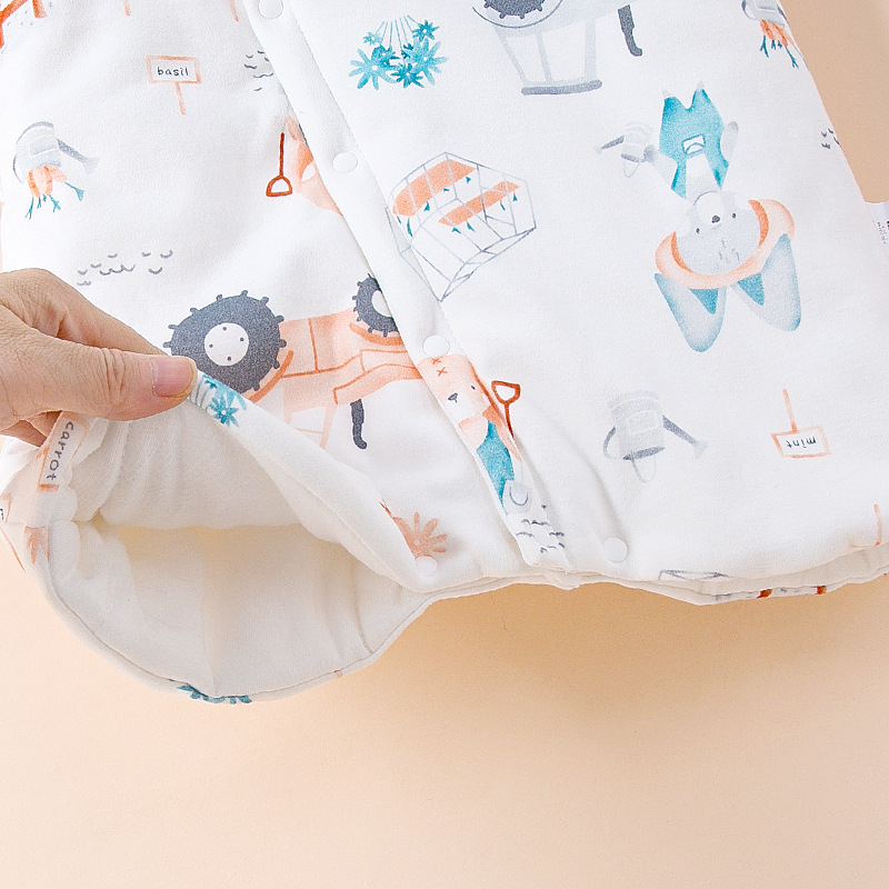 Dječja vreća za spavanje - debeli quilt, 95% čista pamuka, punilo poliester-pamuk, za jesen i zimu, za djecu 1-3 godine