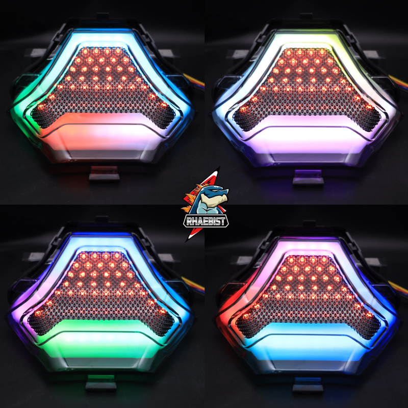 Zadnja svjetlost motocikla, model RBNWD-026, 1W LED, 12V, kompatibilno s DC-12V univerzalom i Yamahom