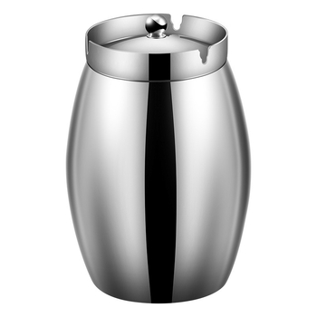 Popolnjak od nehrđajućeg čelika 304, s oblikom lijevka, protiv rasipanja pepela, moderni minimalistički dizajn, višekratna upotreba