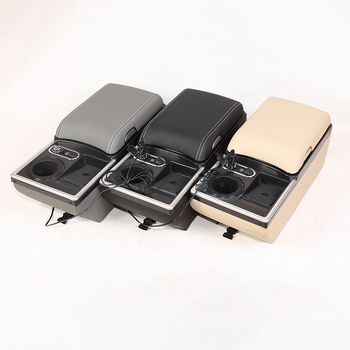 Zadnja kutija za naslon za ruke – univerzalni model, drveni materijal, podrška za instalaciju, kompatibilnost s cijelim serijama automobila, Težina: 5