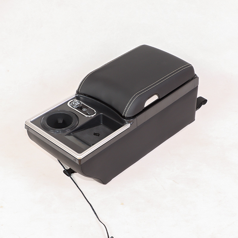 Zadnja kutija za naslon za ruke – univerzalni model, drveni materijal, podrška za instalaciju, kompatibilnost s cijelim serijama automobila, Težina: 5