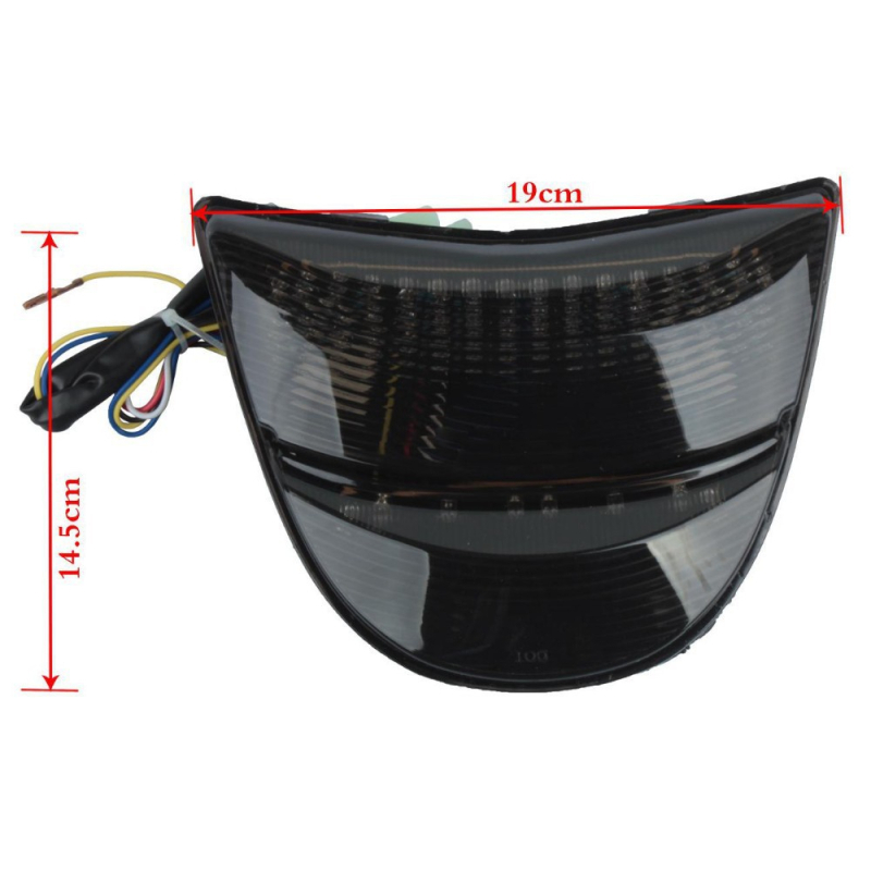 Motocikl stražnje LED svjetlo za Honda CBR954 02-03, s pokazivačima smjera, ABS plast, ACZ