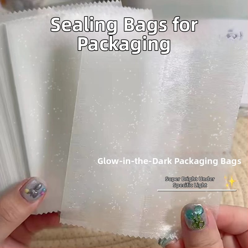 Pungă de sigilare pentru gustări, semi-transparentă, imprimare gravură, material compozit, personalizabilă, 50 buc/ambalaj