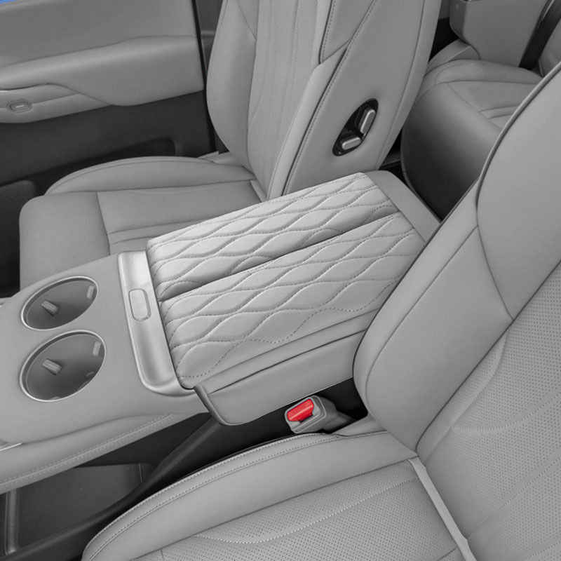 Bőr kartámasz párna és könyökvédő Xiaopeng X9-hez – központi konzol felújítás, kopás elleni védelem