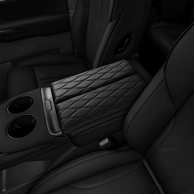 Bőr kartámasz párna és könyökvédő Xiaopeng X9-hez – központi konzol felújítás, kopás elleni védelem