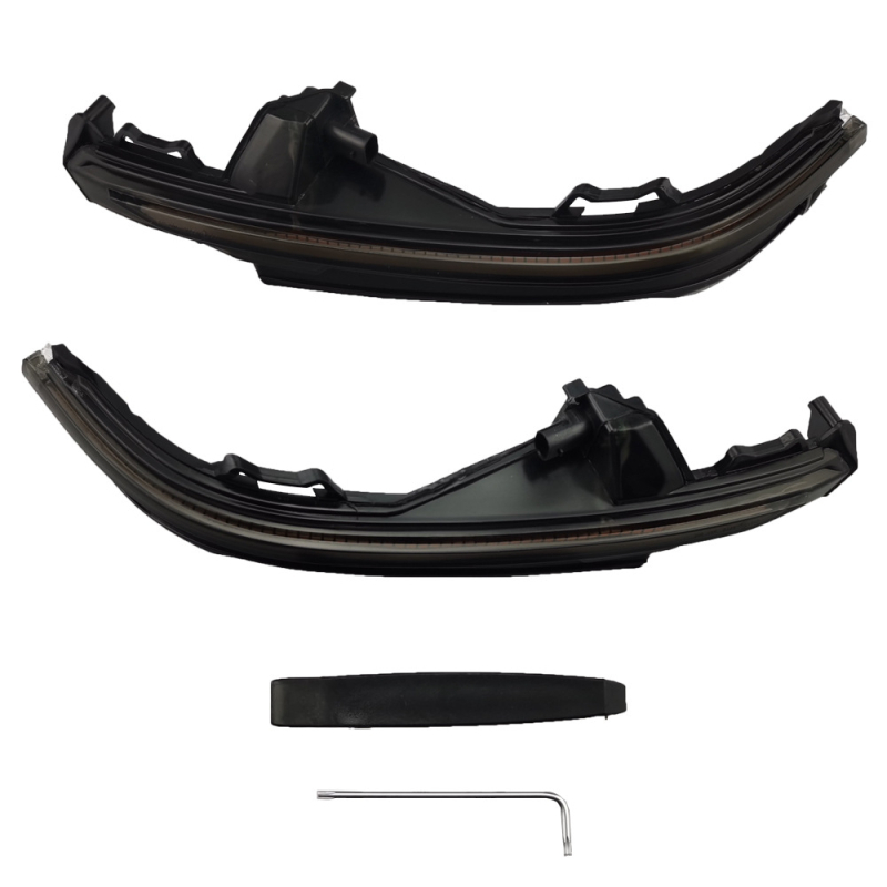 Audi Q5 FY/Q7 4M számára LED irányjelző a hátsó tükörön, dinamikus áramlással, 12V, ABS, Márka BINGWFPT