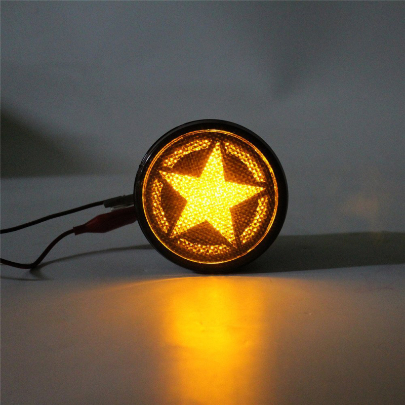 Mw-pentagram svjetla pokazivača smjera za Wrangler JK (2007-2018) – CREE LED izvor svjetla, napajanje 10-30V, 2000K, 50.000 sati