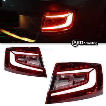 Skoda Octavia hátsó lámpa készlet — LED fényforrás, Aokeding márka, kompatibilis Skoda Octavia