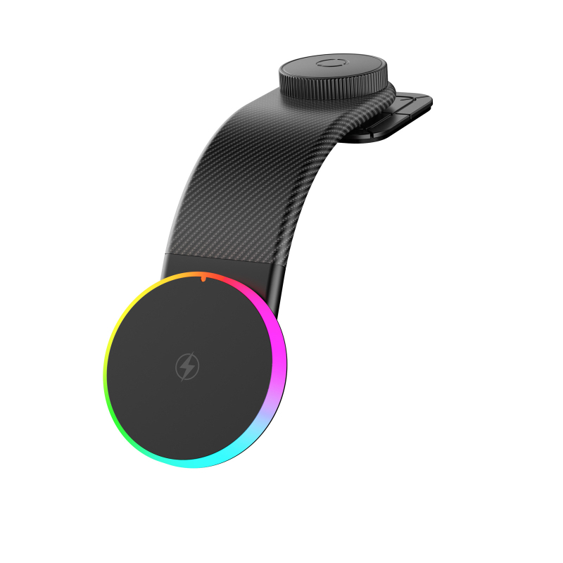 MagSafe автомобилно безжично зарядно 15W с метална регулируема стойка за монтаж