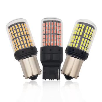 Auto LED signalizacija 1156 T20, 144SMD, 21W, 12-28V, 3014 LED, trajanje 50.000 sati
