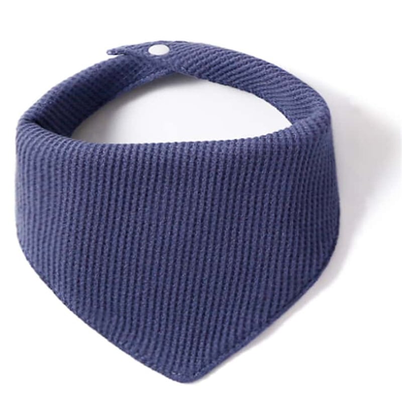 momscare Триъгълен бебешки лигавник – вафелено памучно плат, водоустойчив и устойчив на петна, унисекс, за новородени и деца до 3 години, едноцветен