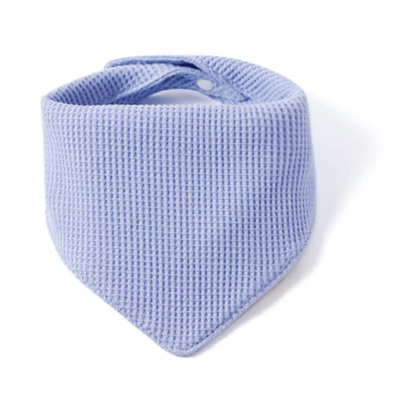 momscare Триъгълен бебешки лигавник – вафелено памучно плат, водоустойчив и устойчив на петна, унисекс, за новородени и деца до 3 години, едноцветен