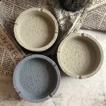 Hongjie dekorativni pepelnjak od cementa - nordijski minimalistički industrijski stil, cementni kompozit, dekoracija
