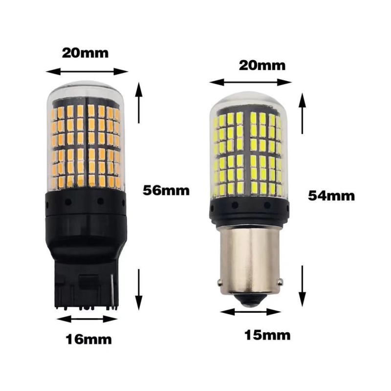 Automobilska LED svjetla za signalizaciju i kočnicu 1156/1157/T20/3157, 21W, 12-28V, 4014, 144SMD