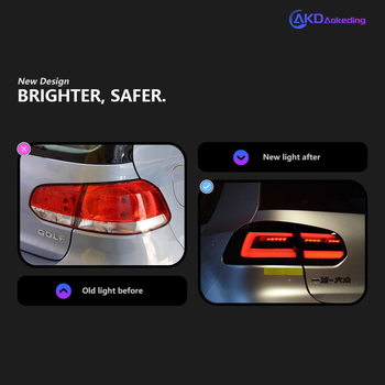 LED stražnja svjetla za Golf 6 (2009–2012) – LED izvor svjetla, kompatibilno Golf 6