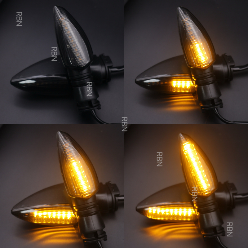 Motociklistička LED pokazivač smjera za Yamaha NVX155, Y15ZR, LC135LC — LED vodilnik svjetla, 12V DC, kućište ABS/PC