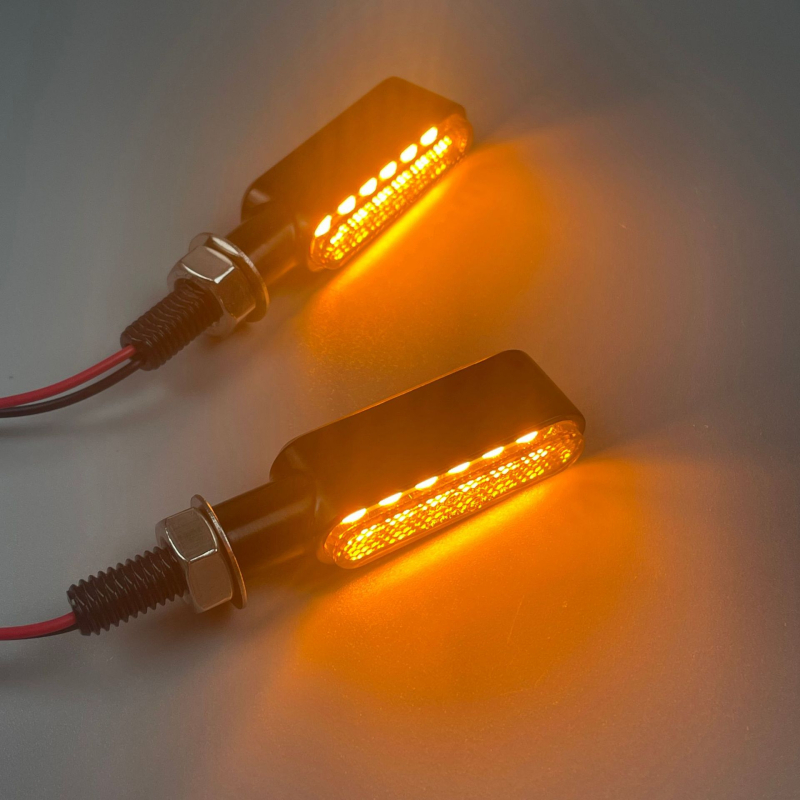Motocikl LED pokazivač smjera, retro metalni indikator, 12V, 2.2W, MQ-3013