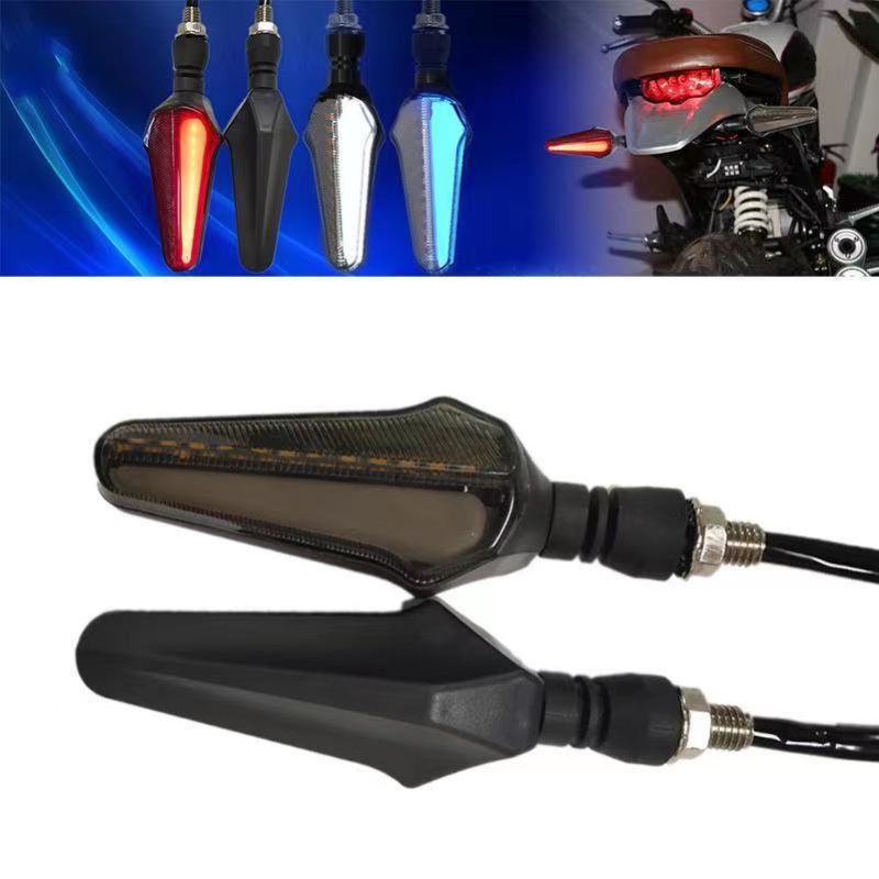 Motociklistički LED pokazivač smjera, Long Two-Tone model, 12V, LED, 1W, 3000K, vijek trajanja 10 000 h