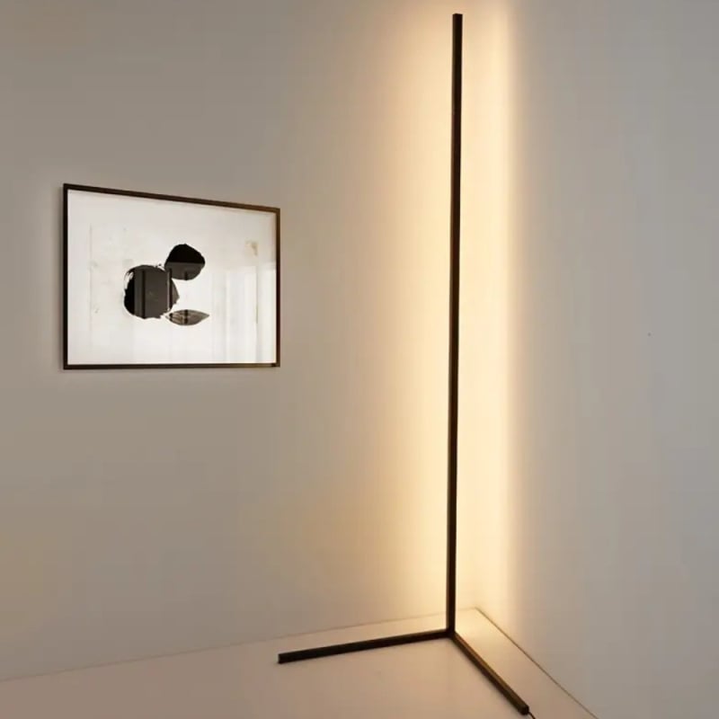 LED állólámpa három színhőmérséklettel, dimmelhető, alumínium test, PC árnyékoló