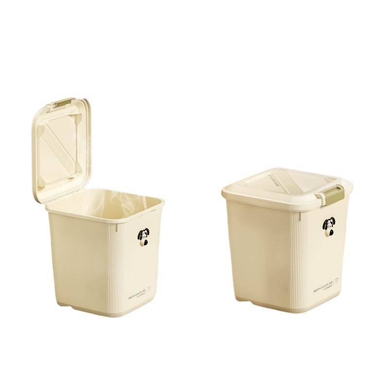 Κουβάς αποθήκευσης τροφής γάτας και σκύλου, σφραγισμένος, πολυπροπυλένιο, οικιακή χρήση