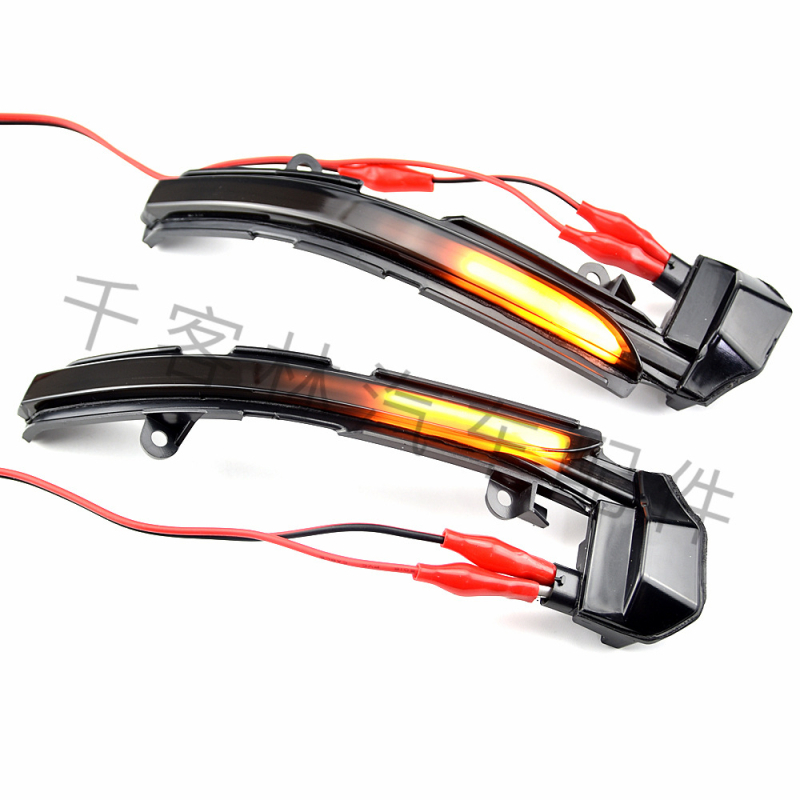 Jaguar stražnje ogledalo s indikatorom smjera u efektu tekuće vode, 12V, 5W, model LSG-LH003, vijek 5000h, kompatibilno s Jaguar XE/XF/XJ/XK