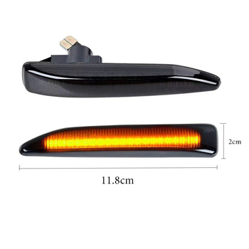 BMW 7-es sorozat E65/E66 LED index lámpa sárvédő oldalsó fény, 12V, 1.8W, 6000K