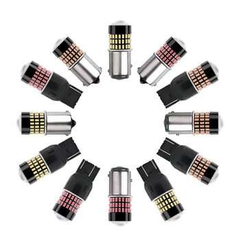 LED autó lámpa 3014-54SMD, 6000K, 9W, 12-30V, alumínium ház