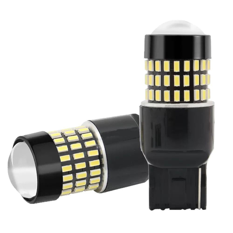 LED autó lámpa 3014-54SMD, 6000K, 9W, 12-30V, alumínium ház